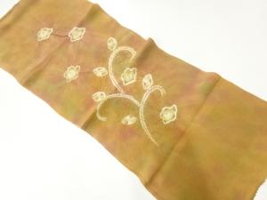 未使用品　正絹　辻ヶ花　帯揚げ